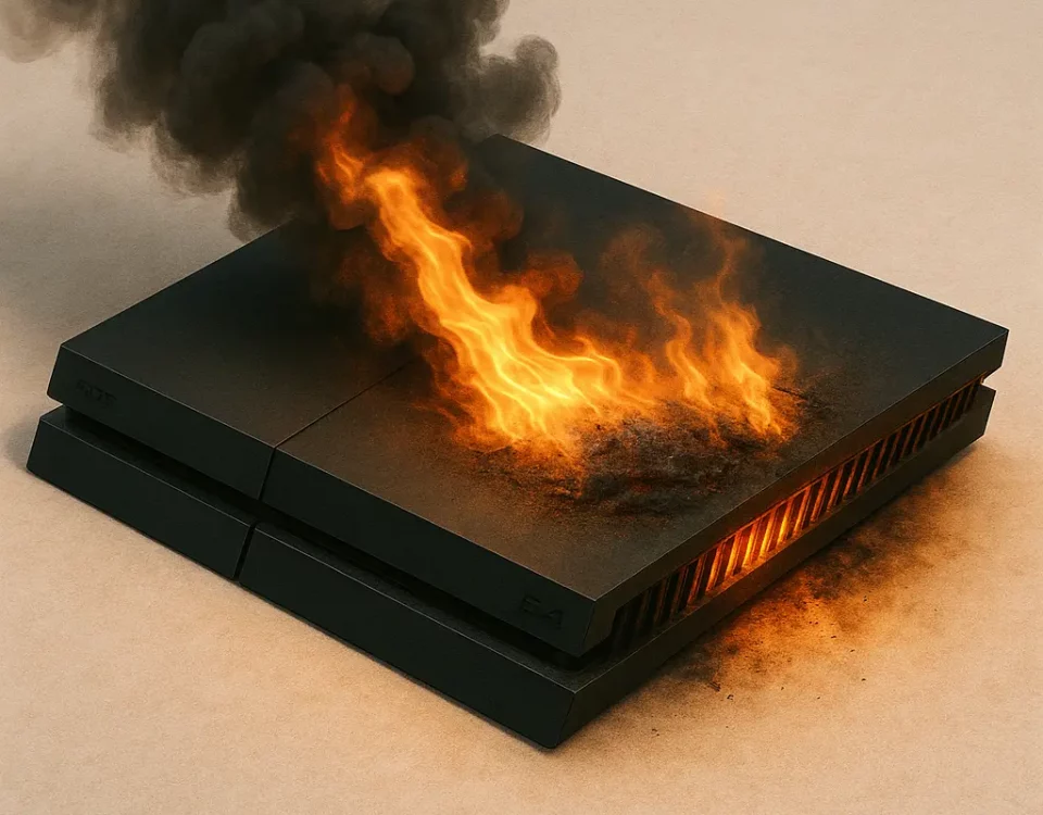 Tricorn PC gaming console overheating repair service